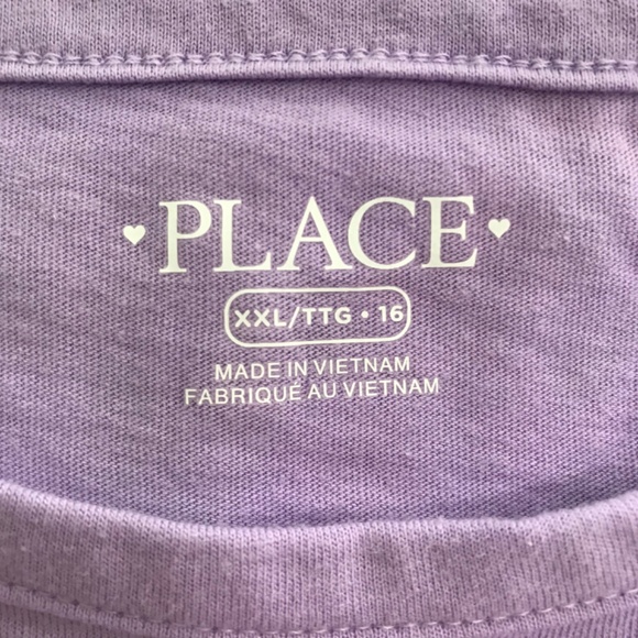 T-Shirts Bundle Lot Girls XXL or Adult S/M Pink Purple Blue Floral - Picture 6 of 8